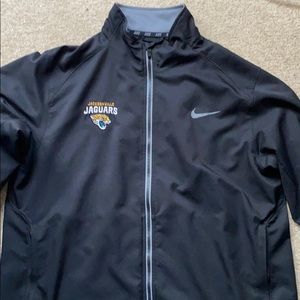 Worn Jacksonville Jaguars Nike zip up jacket sz lg